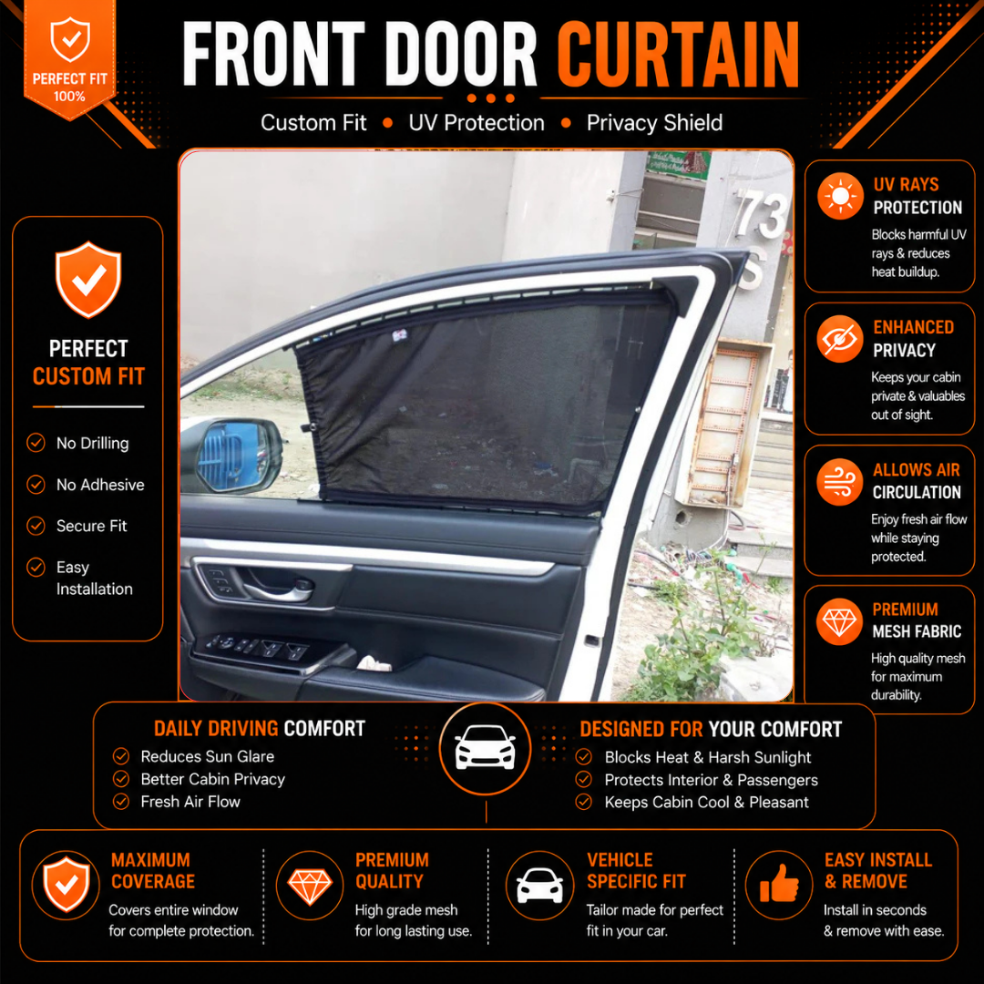 Honda CRV 4th Car Curtains (2015-2021)