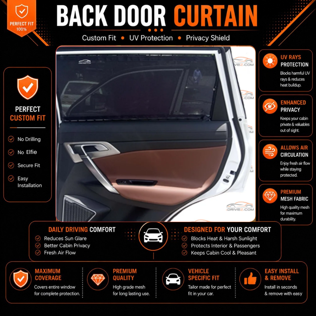 Proton X70 1st Car Curtains (2021/2023)