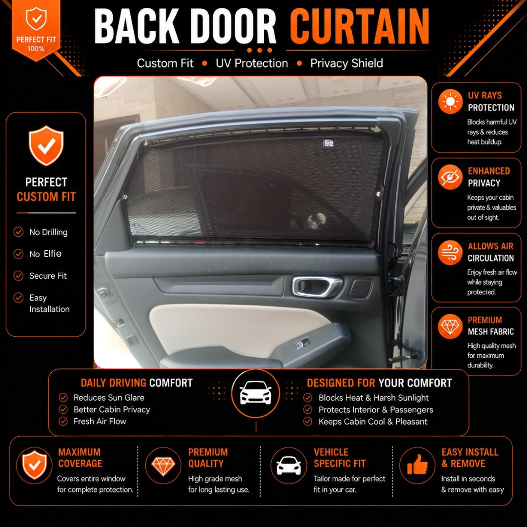 Honda Civic 11th Car Curtains (2022/2024)