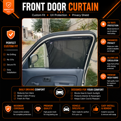 Toyota hilux tiger cab 6th(1997-2004) car curtains