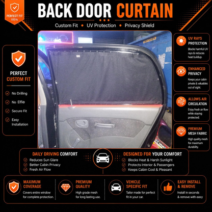 Daihatsu Cuore L500 Car Curtains (2000-2012)
