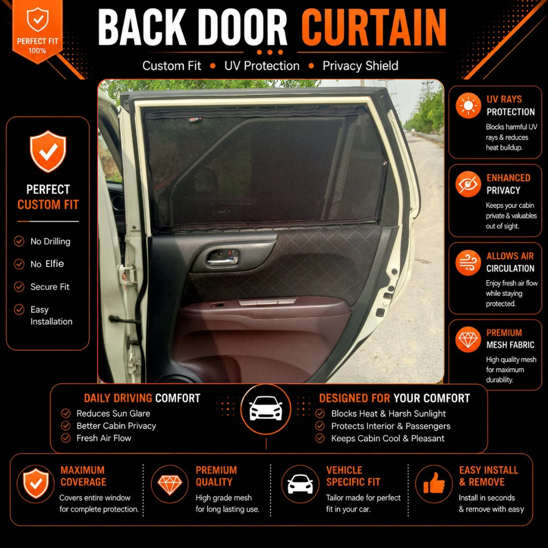 Honda N-WGN 1st Car Curtains (2013/2019)