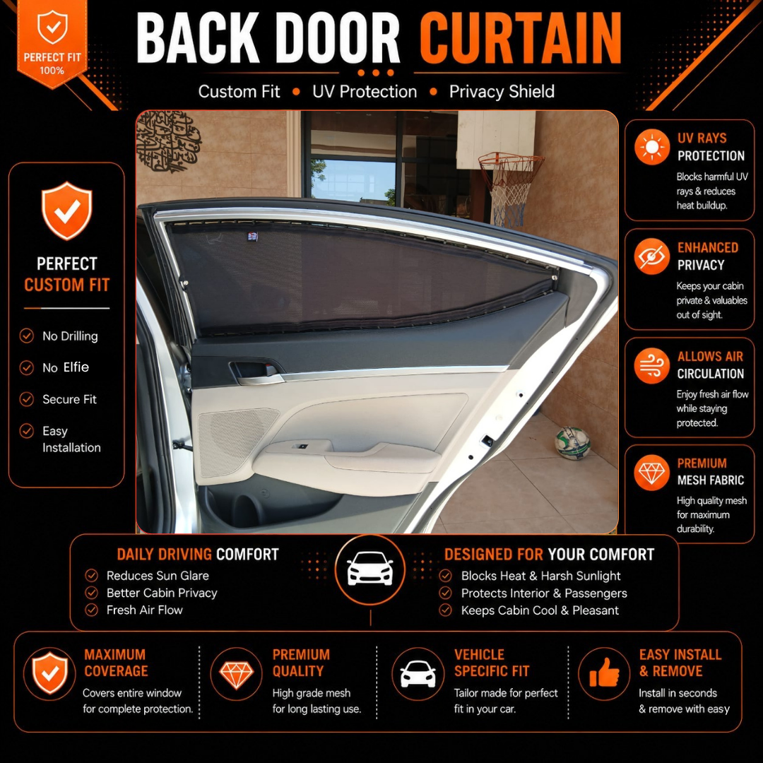 Hyundai Elantra 6th Car Curtains (2021/2023)
