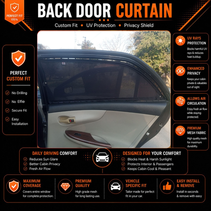 Toyota Corolla 10th Car Curtains (2009/2014)