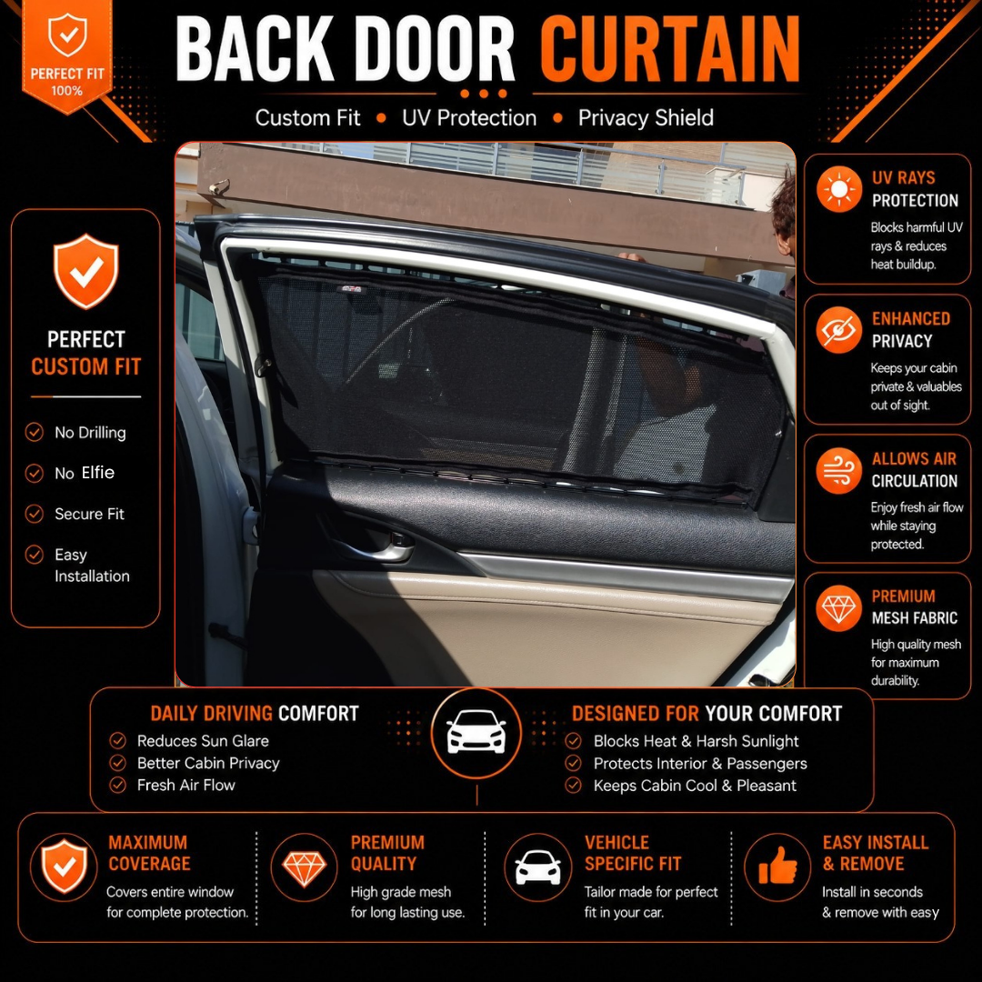 Honda Civic 10th Car Curtains (2016/2021)