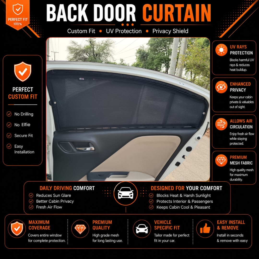 Honda City 6th (Grace) Car Curtains (2021/2024)