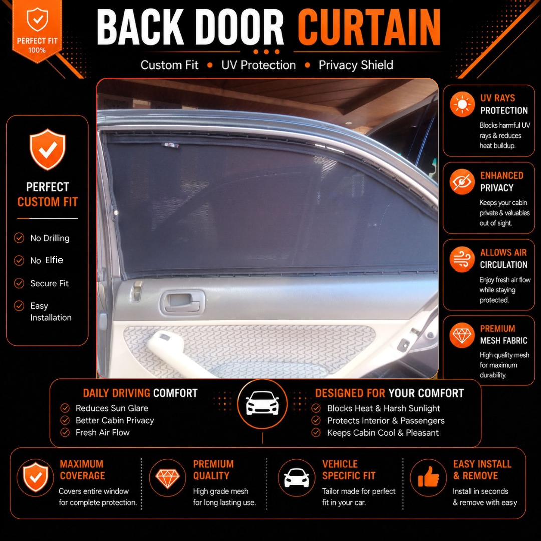 Honda Civic 7th (Eagle Eye) Car Curtains (2003/2007)