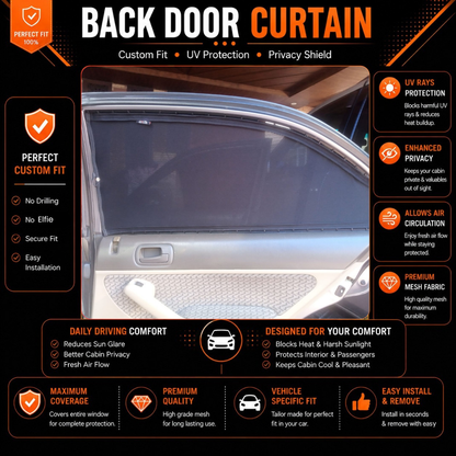 Honda Civic 7th (Eagle Eye) Car Curtains (2003/2007)