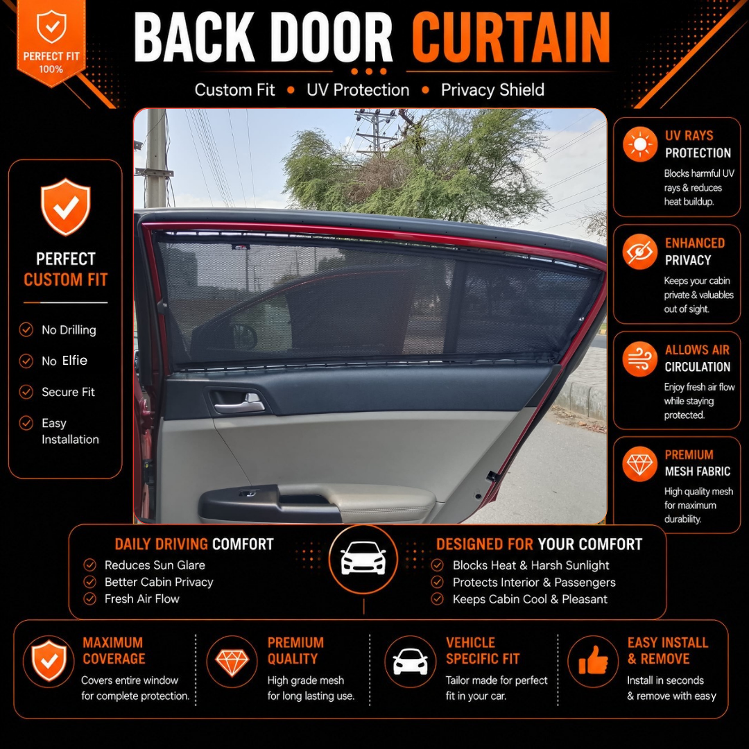 Kia Sportage 4th Car Curtains (2019/2023)