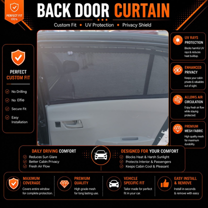 Daihatsu Mira 7th Car Curtains (2006/2018)