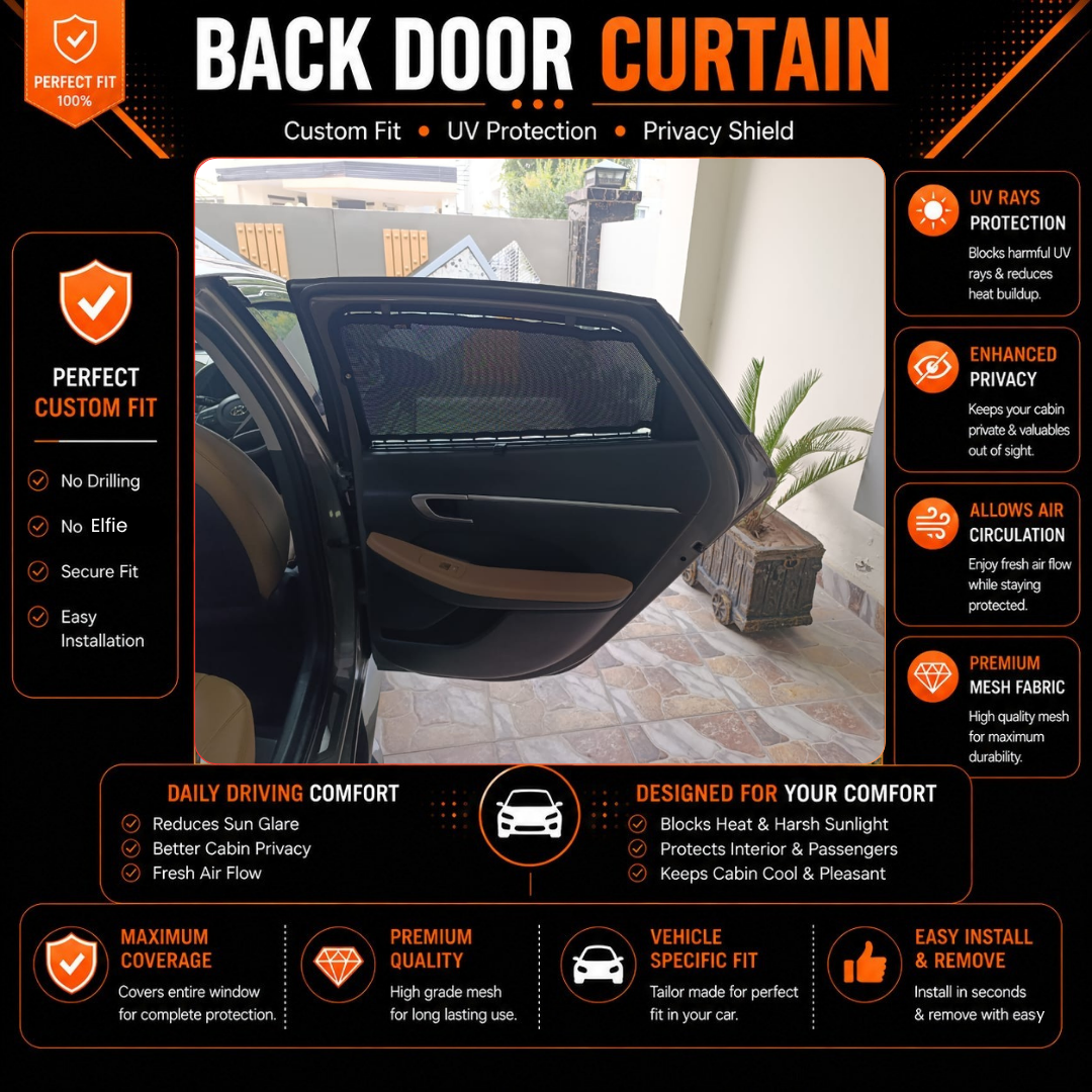 Hyundai Sonata 8th Full Car Curtains (2021/2023)