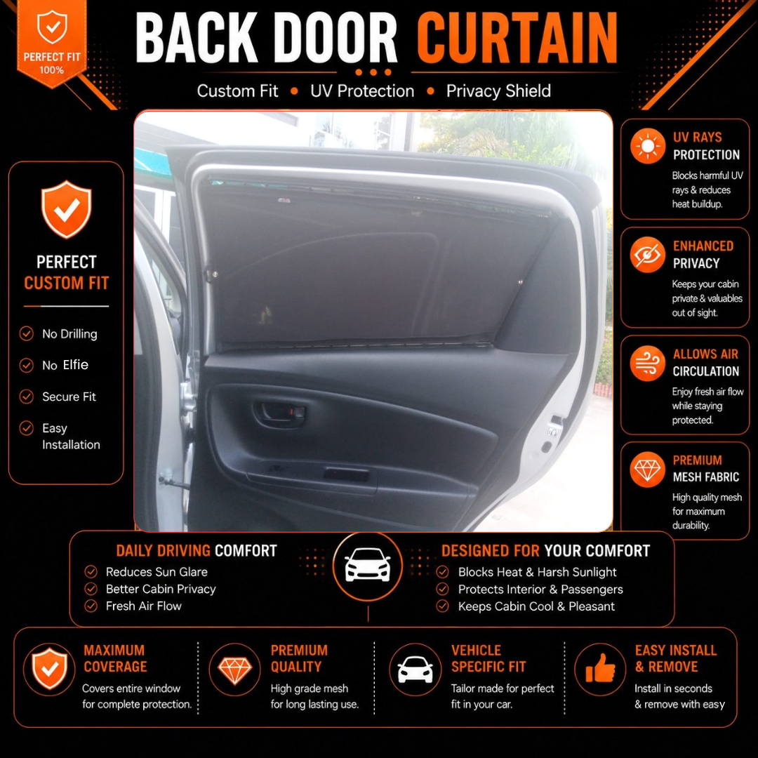 Suzuki Cultus 4th Car Curtains (2017/2023)