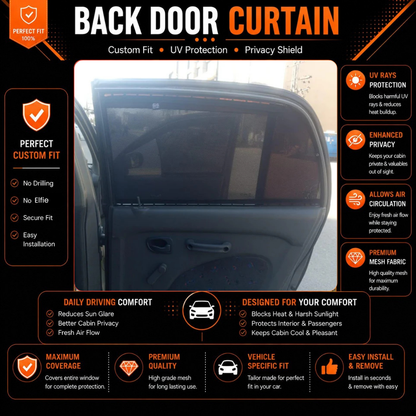 Hyundai Santro 2nd 2000 to 2005 car curtains