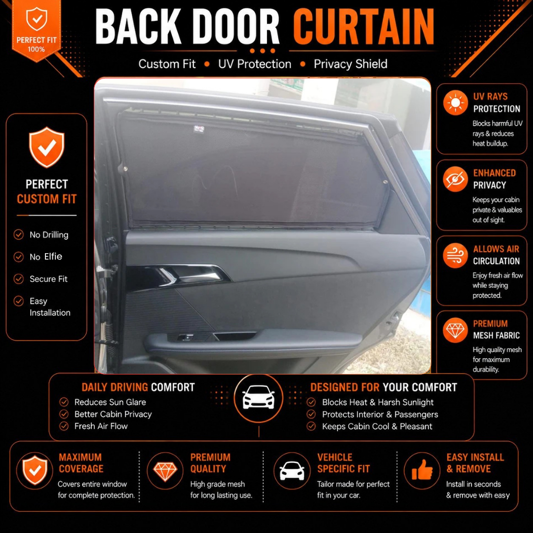 MG Mega 4 Car Curtains