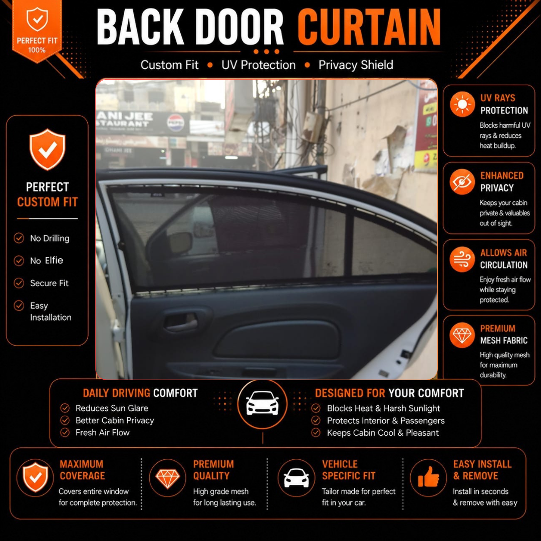 Proton Saga 3rd Car Curtains (2016/2024)