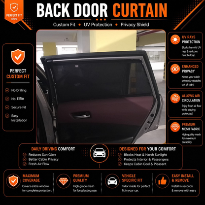 Toyota Corolla Cross 1st Car Curtains (2023/2024)