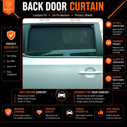 Kia Carnival 1st Car Curtains (2018/2021) 4 Windows