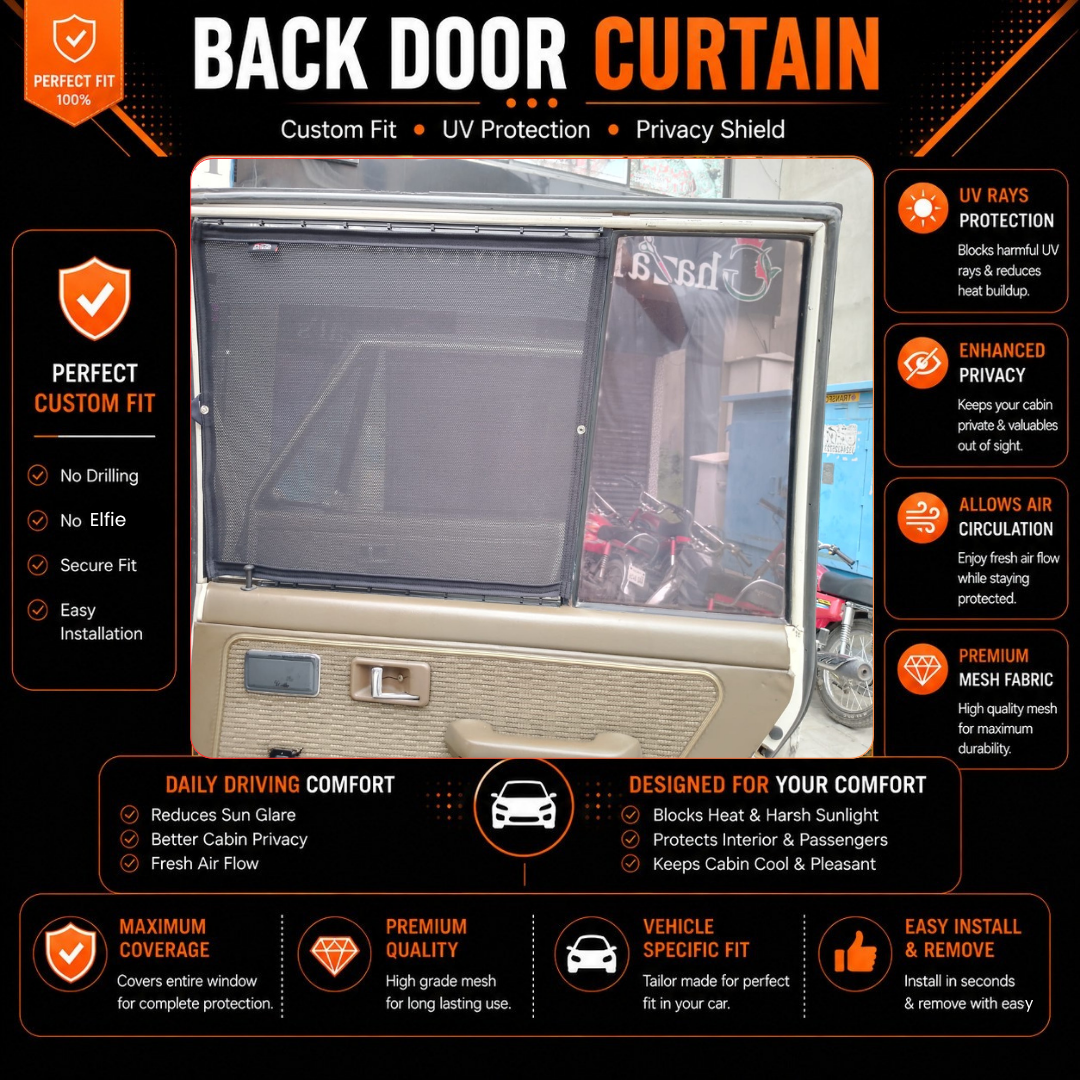 Mitsubishi Pajero Gen2 (1992 - 1998) Car Curtains