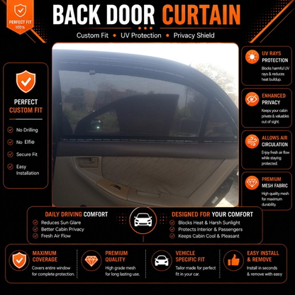 Toyota Corolla 9th Car Curtains (2003/2008)