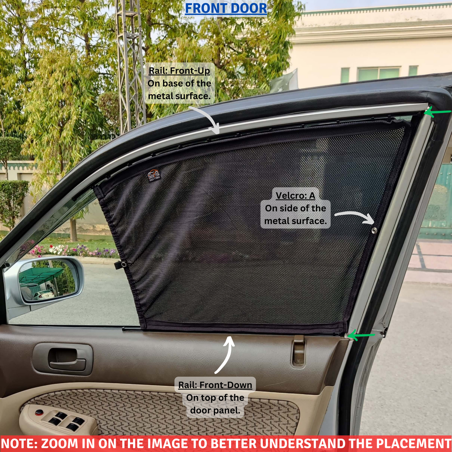 Honda Civic 7th (Eagle Eye) Car Curtains (2003/2007)