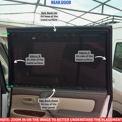 Toyota Land Cruiser J100 Car Curtains (1998/2007)