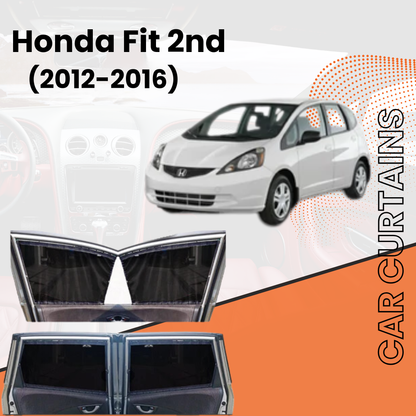 Honda Fit 2nd Car Curtains (2012/2016)