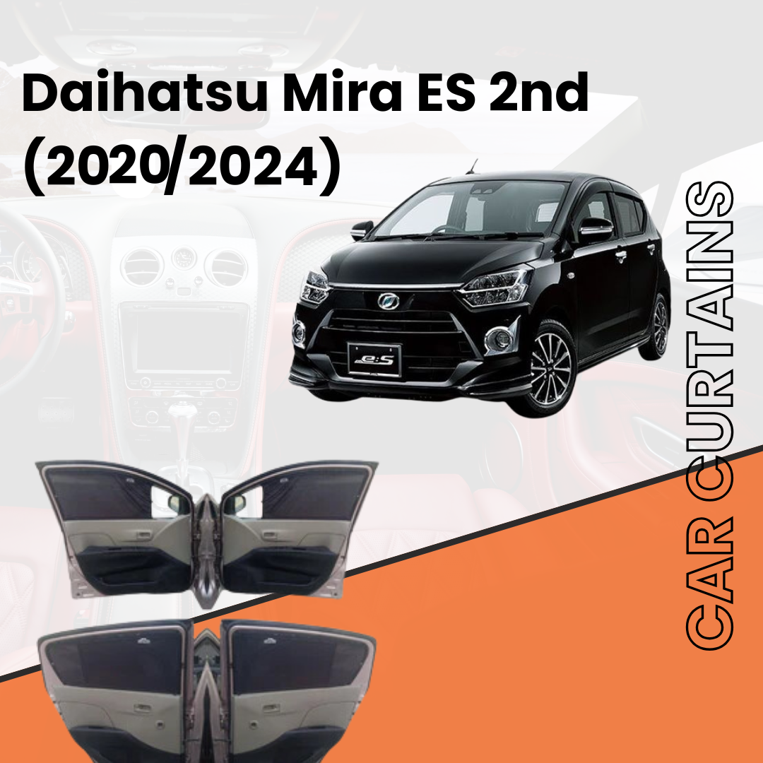 Daihatsu Mira ES 2nd car curtains (2020/2024)