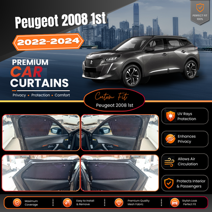 Peugeot 2008 2nd Car Curtains (2022/2024)