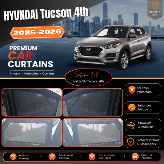 Hyundai Tucson 3rd Car Curtains (2020/2023)