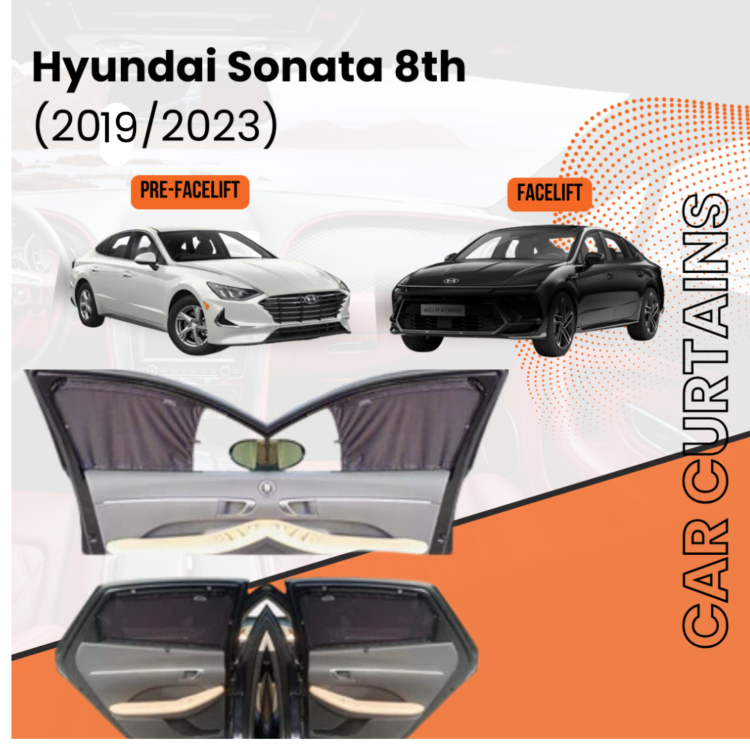 Hyundai Sonata 8th Full Car Curtains (2021/2023)