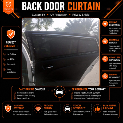 Toyota Raize 1st Car Curtains (2021-2024)