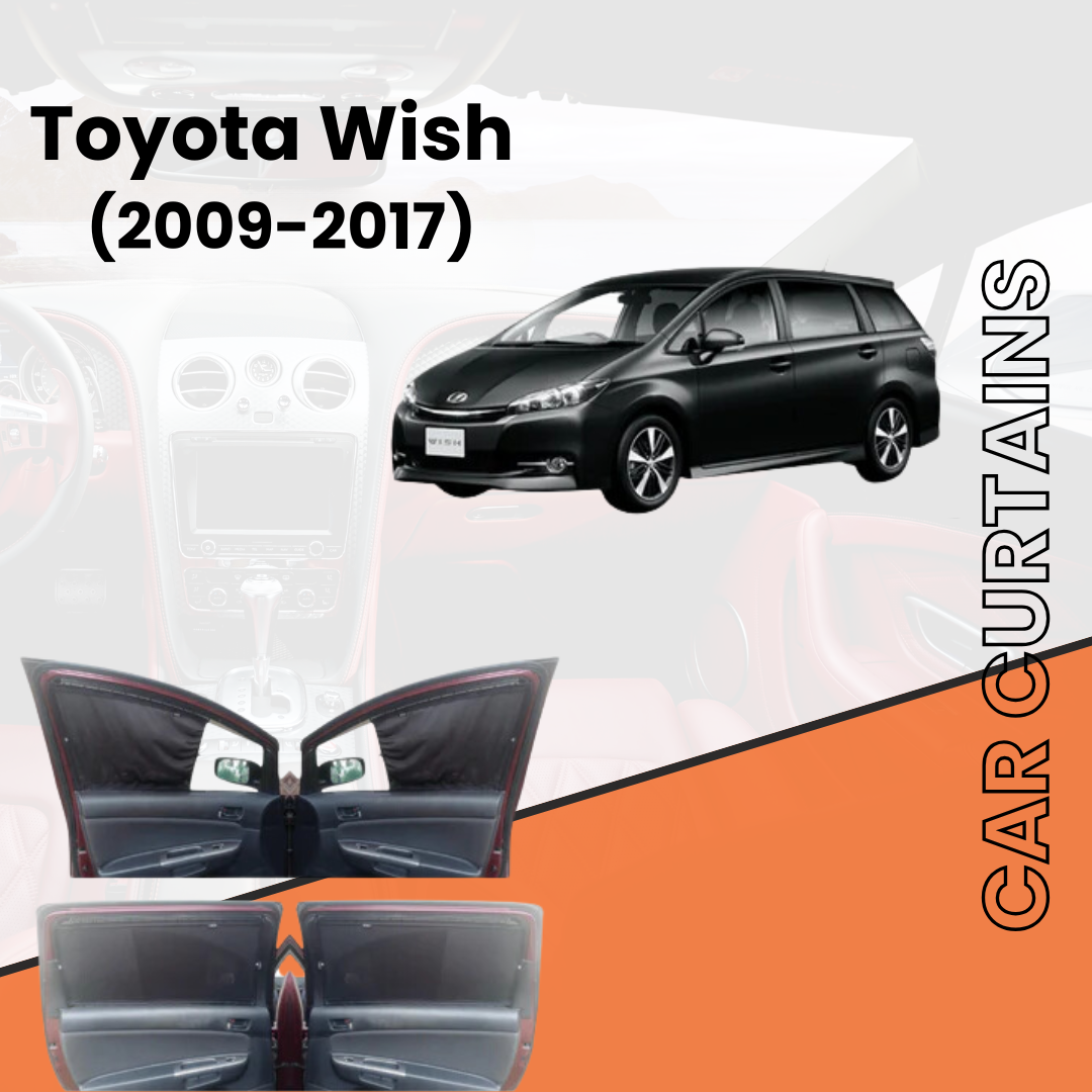 Toyota Wish 2nd  Car Curtains (2009-2017)