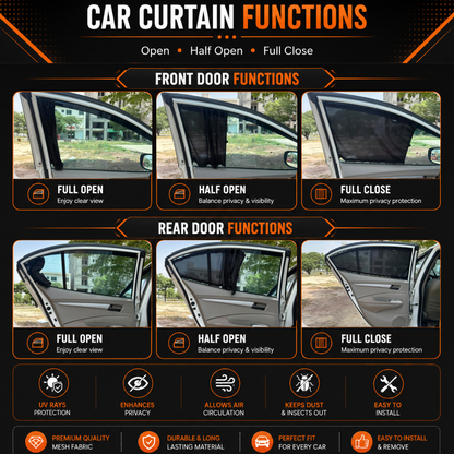 Suzuki Every Car Curtains (6 windows) (2015-2024)