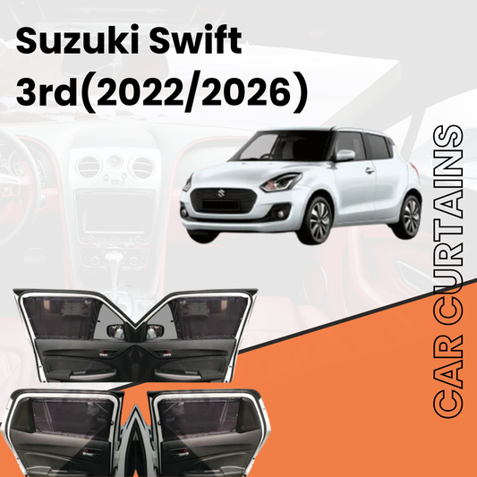 Suzuki Swift 3rd Car Curtains (2022/2026)