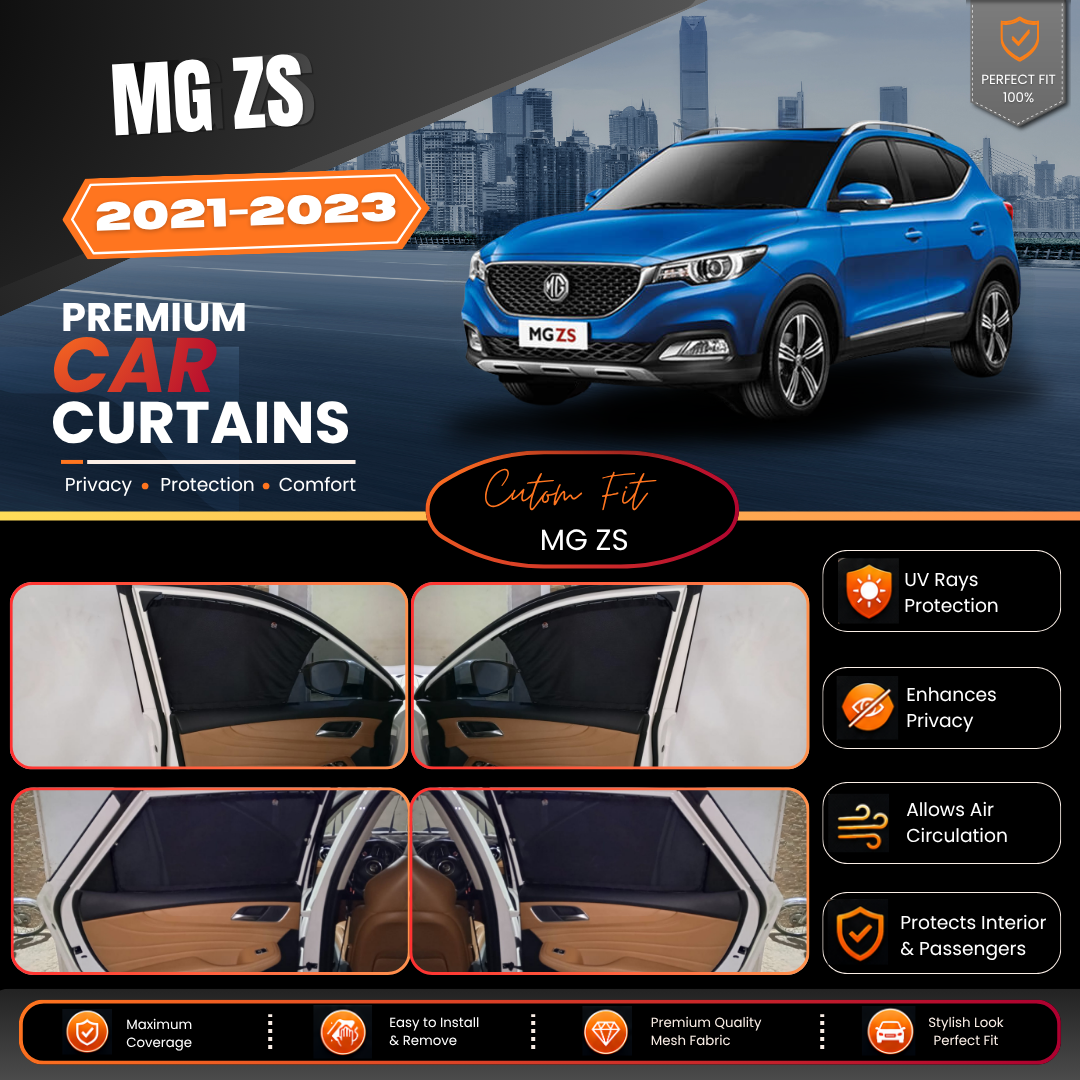 MG ZS 1st 2021/2023 Car Curtains