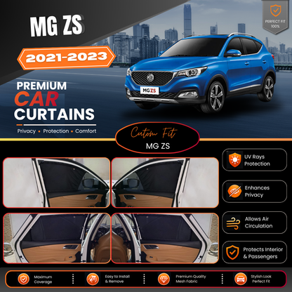 MG ZS 1st 2021/2023 Car Curtains