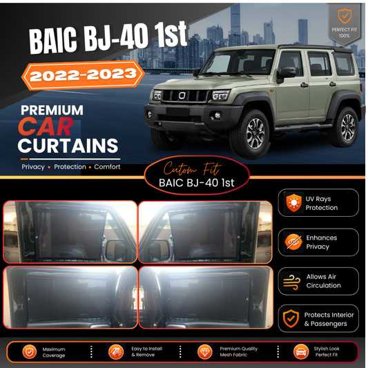BAIC BJ40 1st Car Curtains (2022/2023)