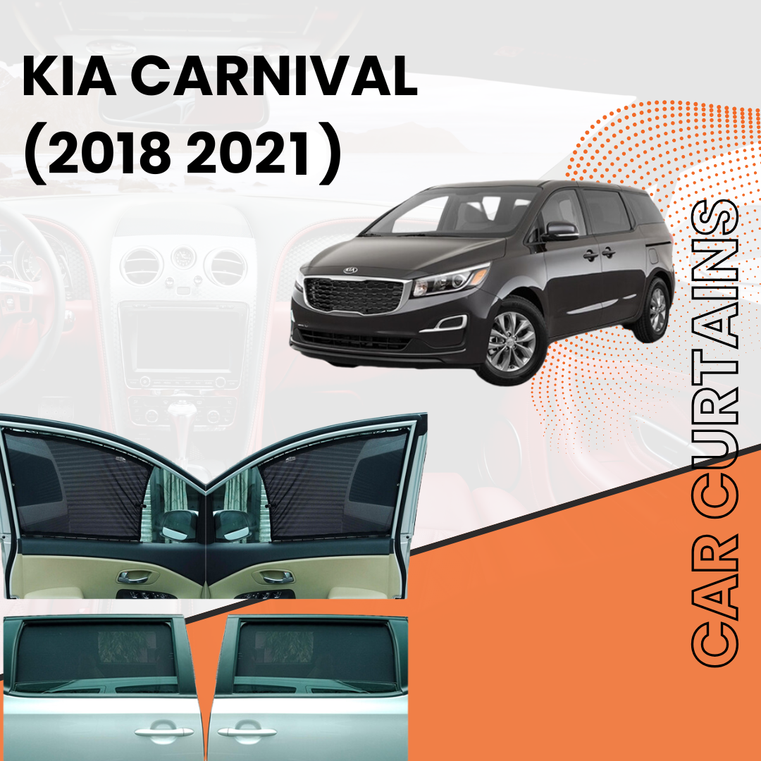 Kia Carnival 1st Car Curtains (2018/2021) 4 Windows
