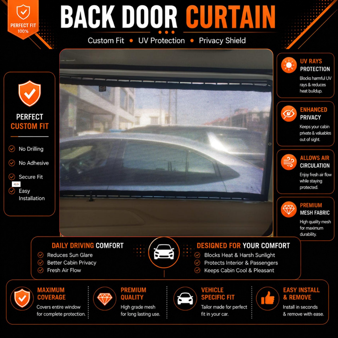 JW Forland Safari 1st 2020/2024 Car Curtains