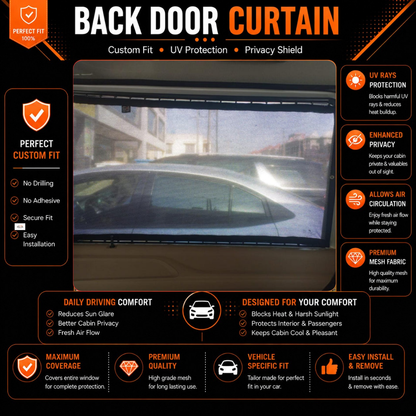 JW Forland Safari 1st 2020/2024 Car Curtains