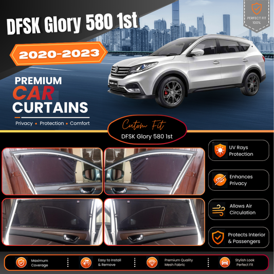 DFSK Glory 580 1st Car Curtains (2020/2023)