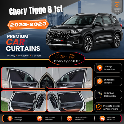 Chery Tiggo 8 1st Car Curtains (2022/2023)