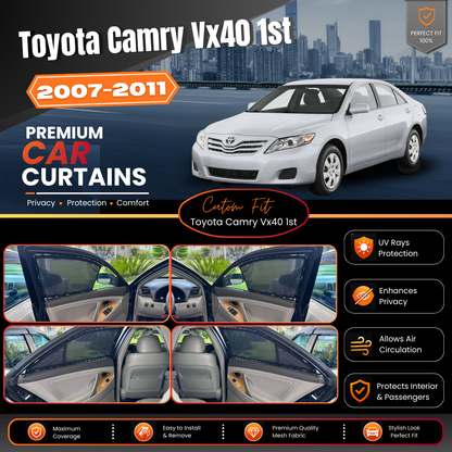 Toyota Camry Car XV 40 1st curtains (2007- 2011)