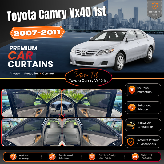 Toyota Camry Car XV 40 1st curtains (2007- 2011)