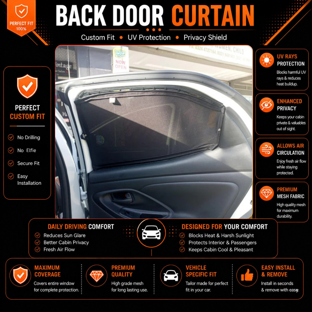 Toyota Yaris Japani 3rd (2021-2024) Car Curtains