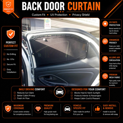 Toyota Yaris Japani 3rd (2021-2024) Car Curtains