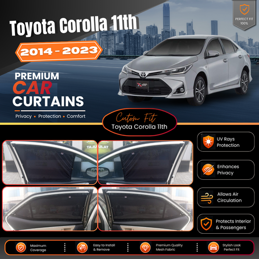 Toyota Corolla 11th Car Curtains (2014/2023)