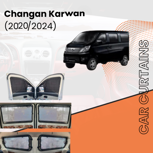 Changan Karwan 1st (2020- 2024) Car Curtains 6 Windows