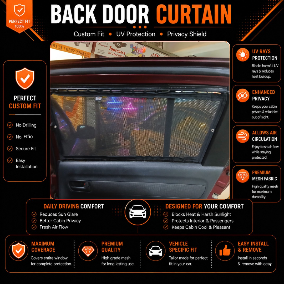 Suzuki Swift 2nd Car Curtains (2009/2021)