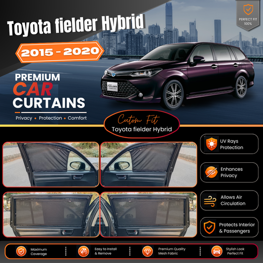 Toyota fielder Hybrid 2015 - 2020 Car Curtains